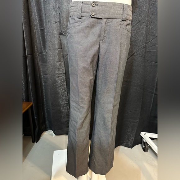 Banana Republic Charcoal Sloan Fit Pants - Size 6 - Picture 1 of 5